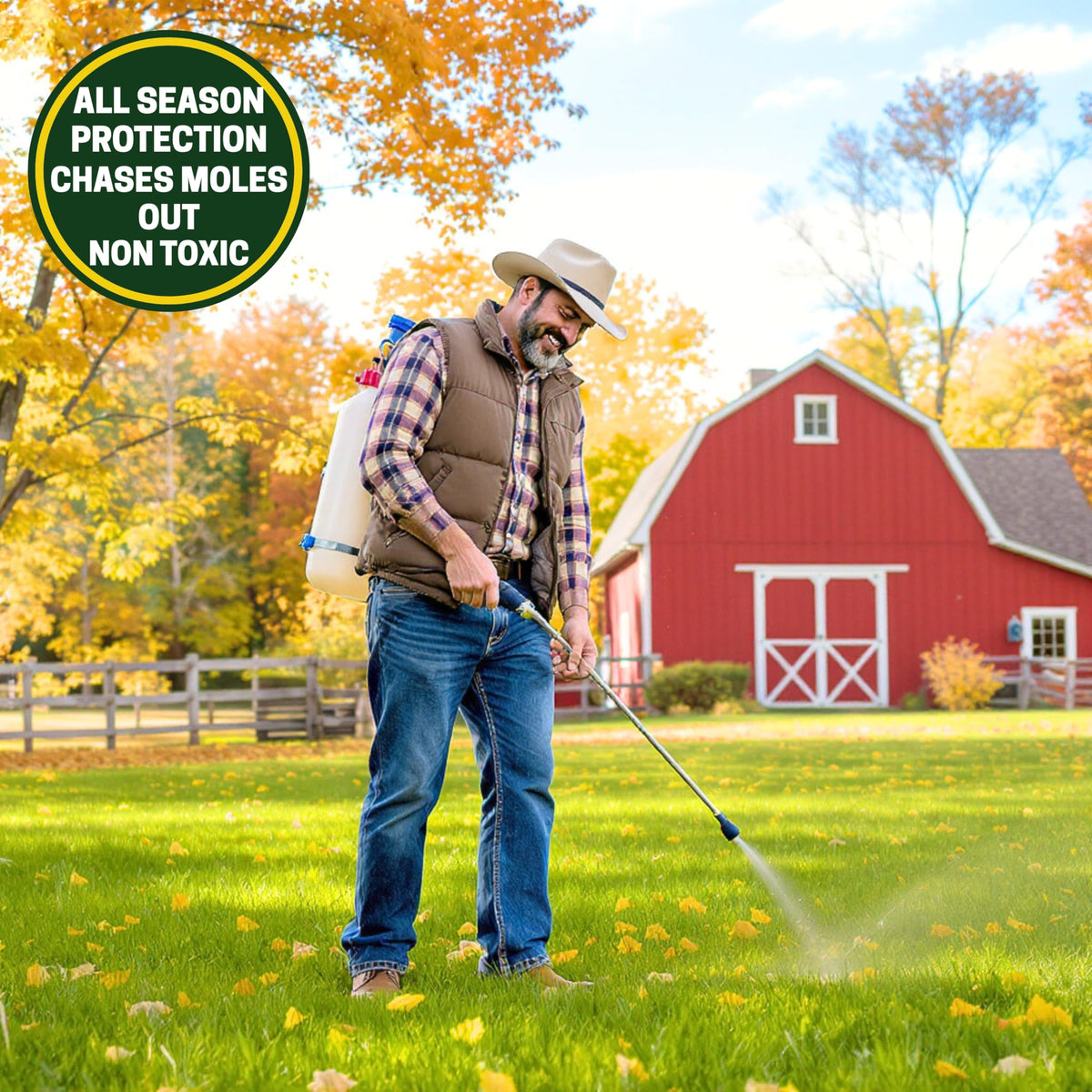 Nature's MACE Bulb dip protection for newly planted flowers and shrubs.