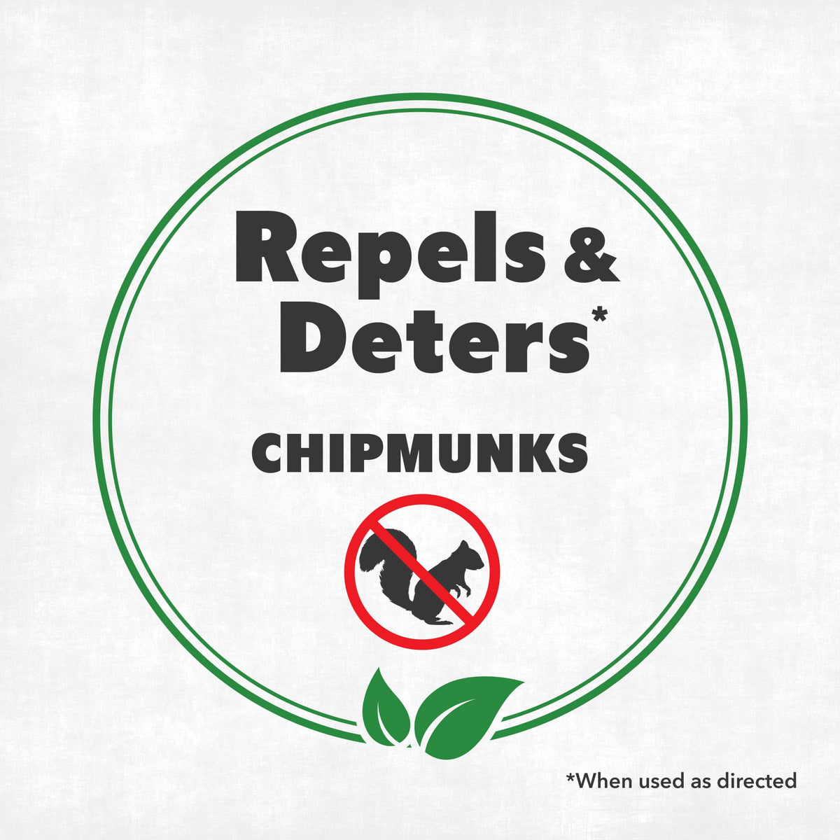 NatureStop chipmunk repellent spray mist applied along garden edges to deter activity