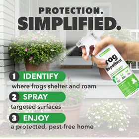 NatureStop Frog Repellent Spray outdoor space helps keep frogs away