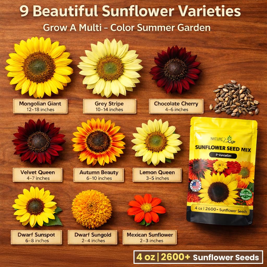 NatureZ Edge Autumn Beauty seeds in hand, ideal for colorful late-season blooms