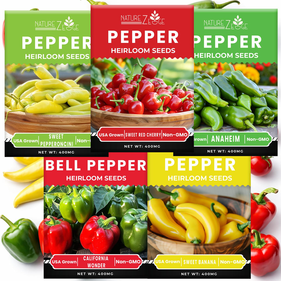 NatureZ Edge California Wonder pepper seeds for vibrant garden harvests