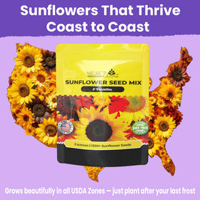 NatureZ Edge Giant seeds yield dramatic heights for bold garden statements.