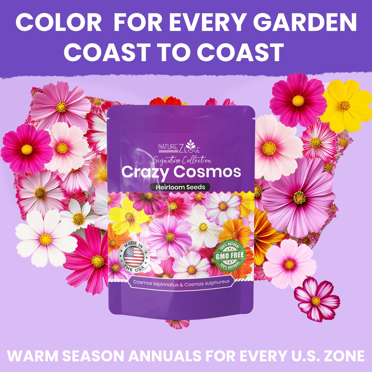 NatureZ Edge gift-ready seed pack for gardeners of all levels.