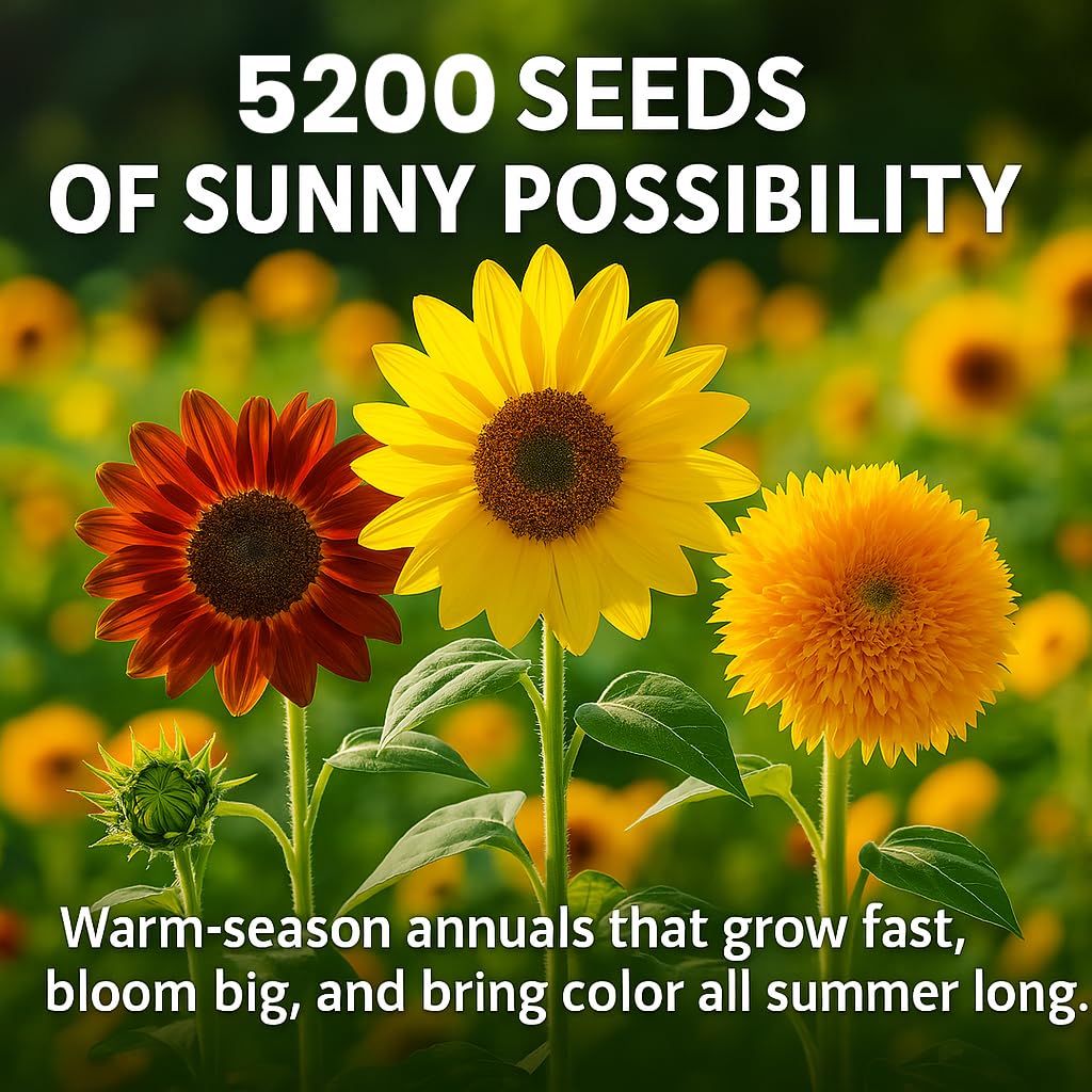 NatureZ Edge Grey Stripe sunflower seeds introduce unique patterns and taller growth.