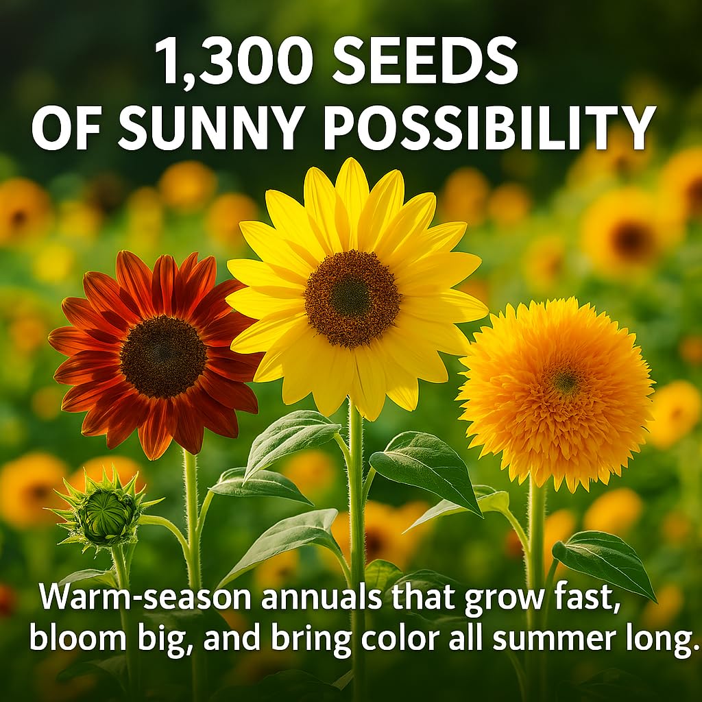 NatureZ Edge Lemon Queen seeds provide bright blooms for pollinator-friendly borders.
