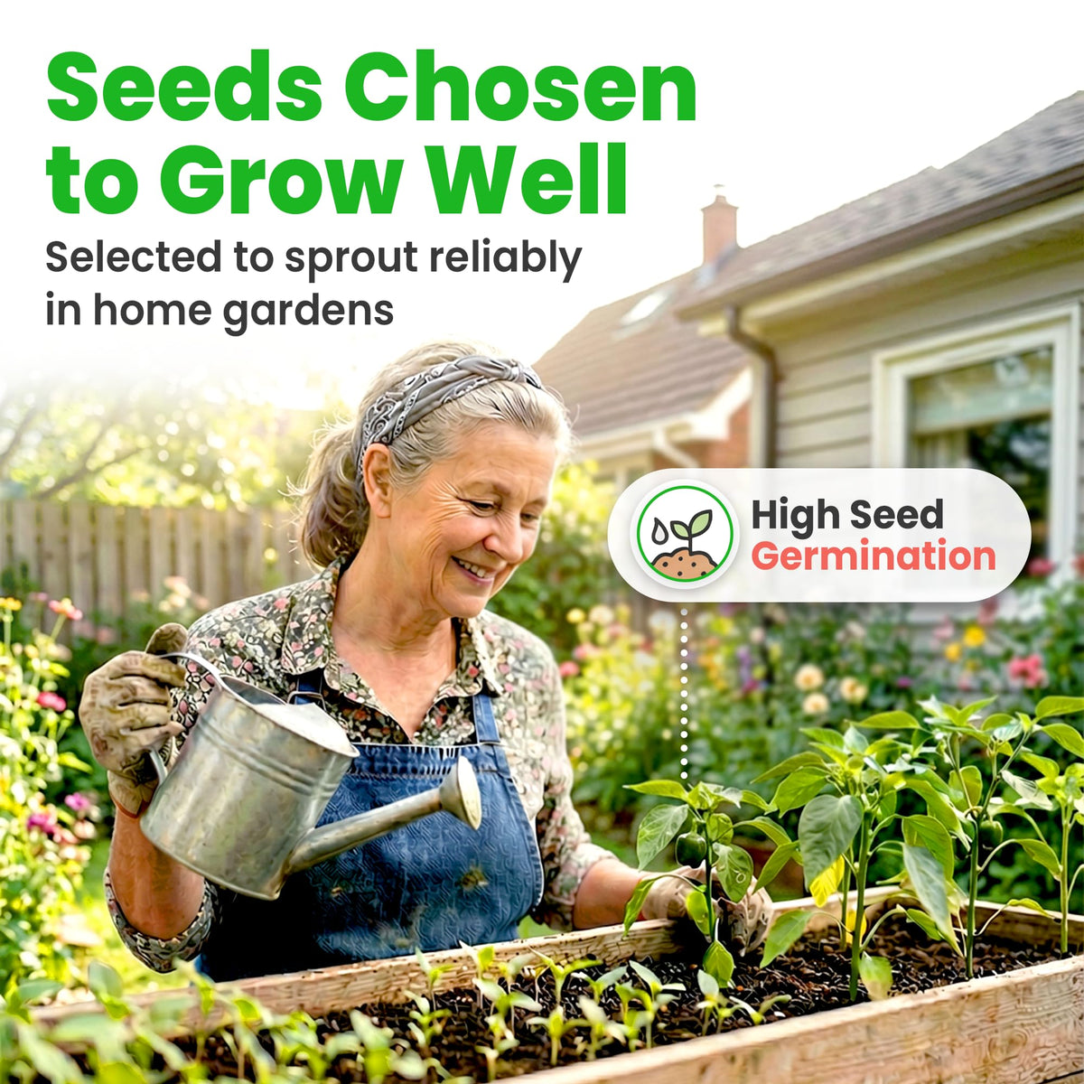 NatureZ Edge seed vault kit showcasing 11 varieties for a diverse garden