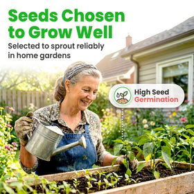 NatureZ Edge seed vault kit showcasing 11 varieties for a diverse garden