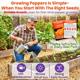 NatureZ Edge Serrano seeds packet for more heat