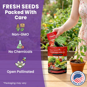 NatureZ Edge winter garden seeds highlighting cold-season resilience and flavor