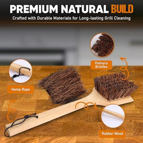 Naturolic all-in-one BBQ brush simplifies grill maintenance