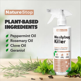 NatureStop Mealy Bug Killer for garden use supports clean plants among shrubs.