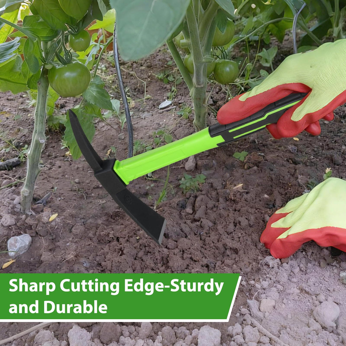 NAUKII flower bed use supports careful weeding near delicate roots.