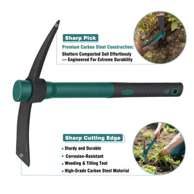 NAUKII non-slip ergonomic handle provides comfortable grip.