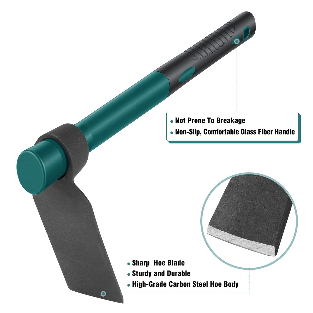 NAUKII tool used for weeding between plants with precision.