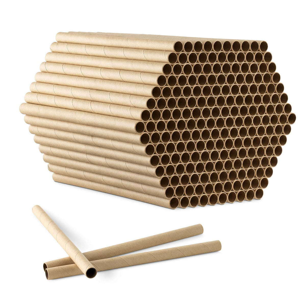 Navaris bee nesting tubes close-up, 6 inch length, ideal for mason bees.