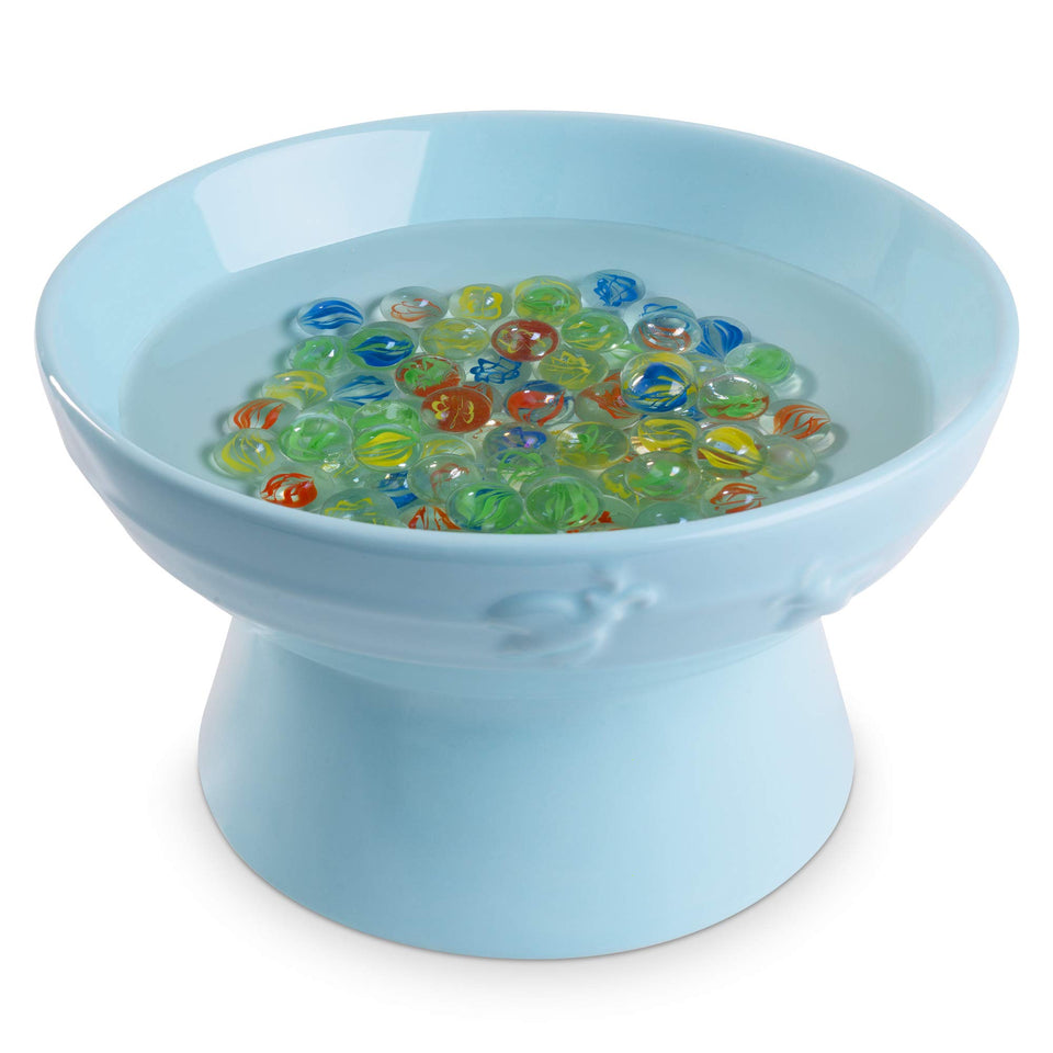 Navaris bee watering station ceramic bowl enhances garden decor for pollinators