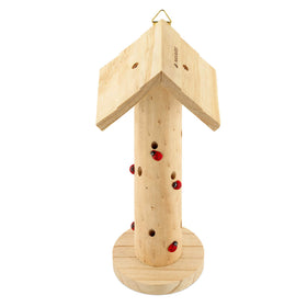 Navaris wooden shelter doubles as a charming garden decor piece.