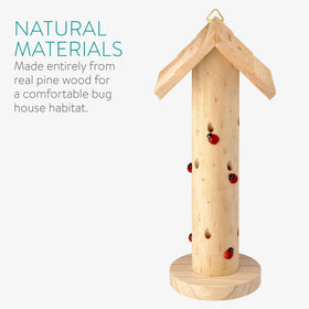 Navaris habitat features a pre-installed hanging hook and metal screws for quick setup.