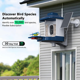 NAVFS AI identification display showing bird species in real time