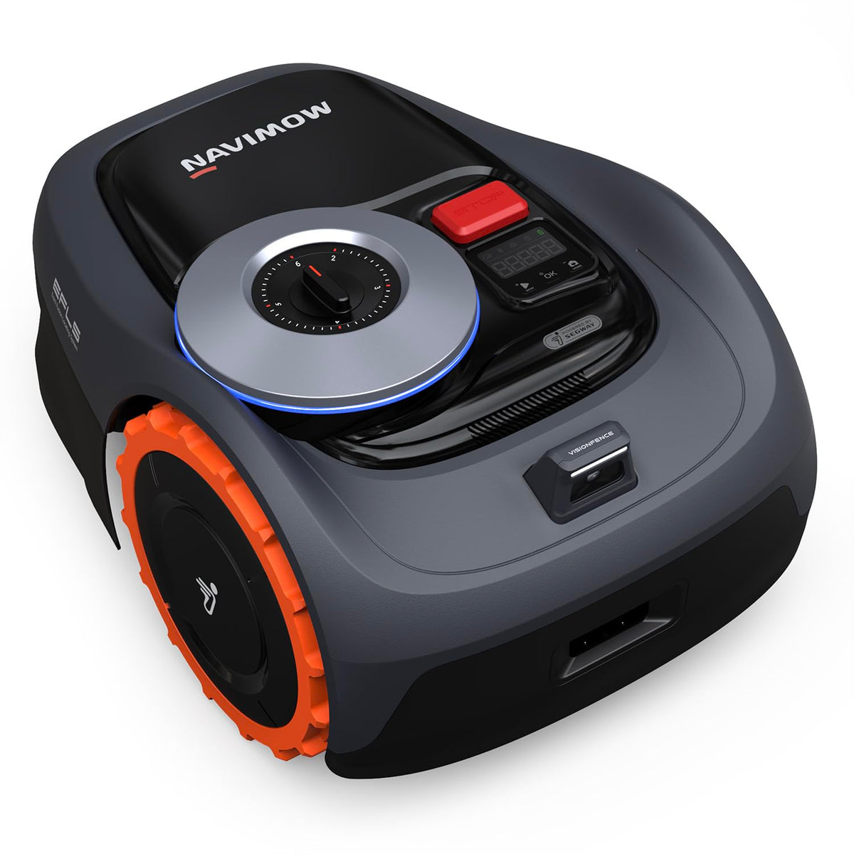NAVIMOW i110N with RTK-vision provides centimeter precision on complex lawns