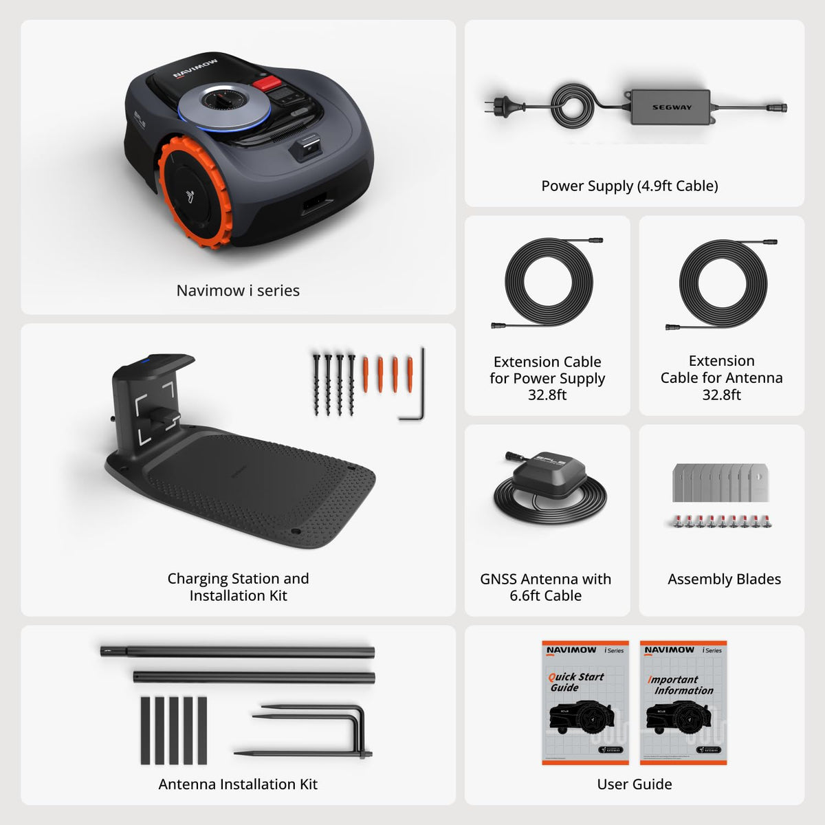 3-year warranty with optional 4G anti-theft module for NAVIMOW i110N
