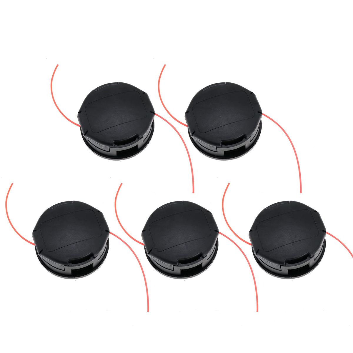 Nayciiy trimmer head for Echo PAS210, three-pack, ideal for quick straight-shaft replacements