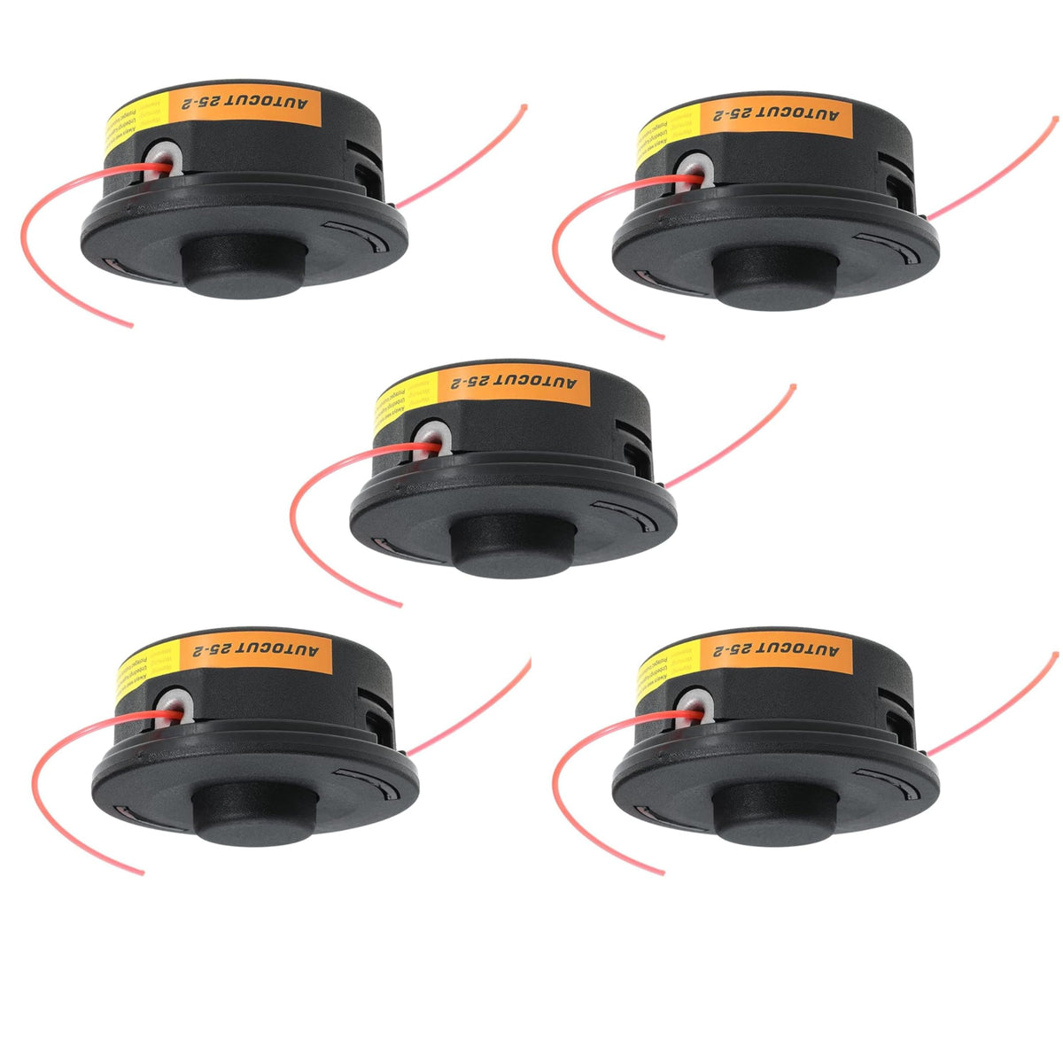 Nayciiy five-pack trimmer head set ready for replacement and maintenance