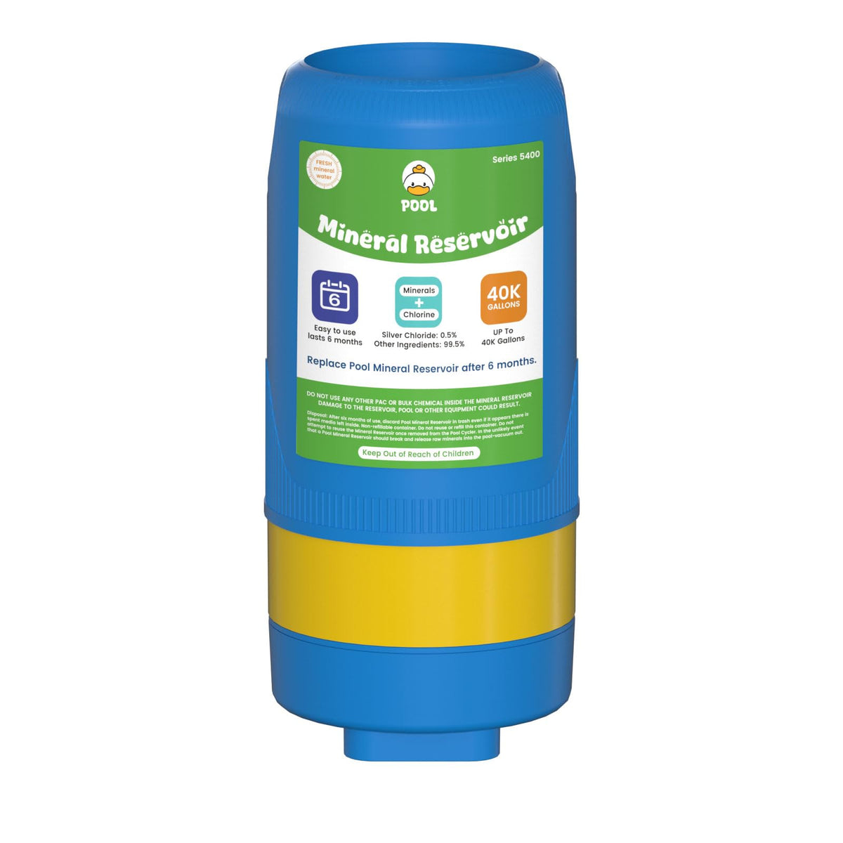 Nayoku 5400 mineral reservoir for Frog 5400 with long-lasting mineral blend.