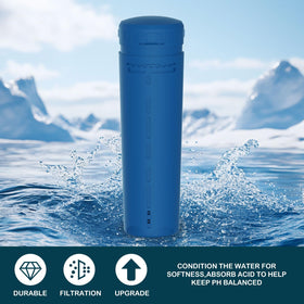 Nayoku mineral cartridge shown with Frog @Ease compatibility for better water conditioning.