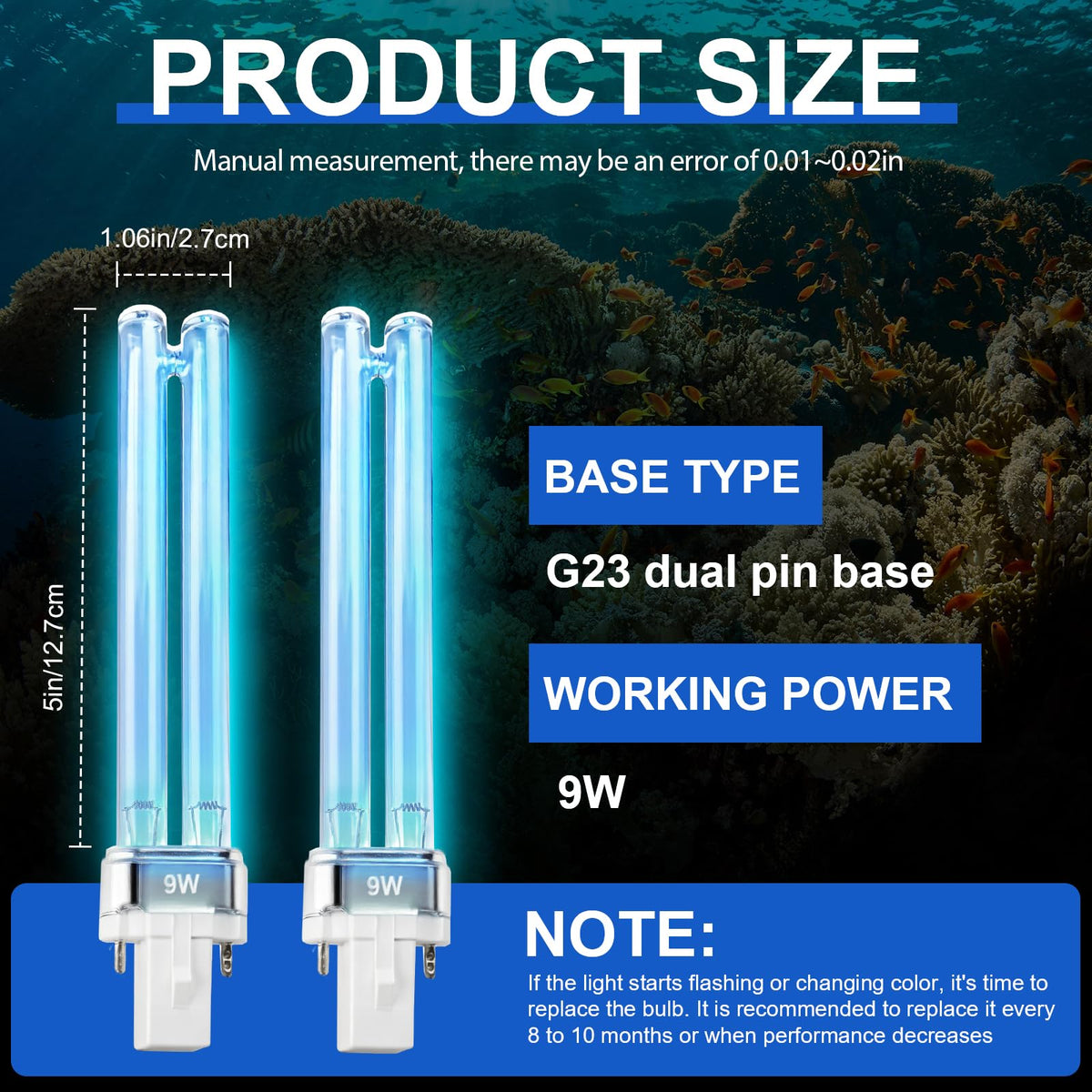 Nbbiww bulb compatibility with JUP-01 UVE9 and other UV units