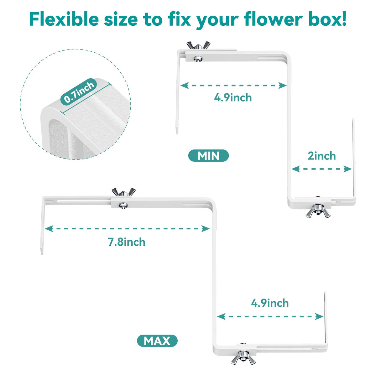 NBPUJ bottom-support highlight for stable planter placement