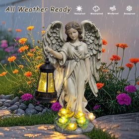 NBQQ Angel lantern with hook for versatile hanging display