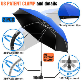 NBtoUS 360-degree adjustment for sun-tracking versatility.