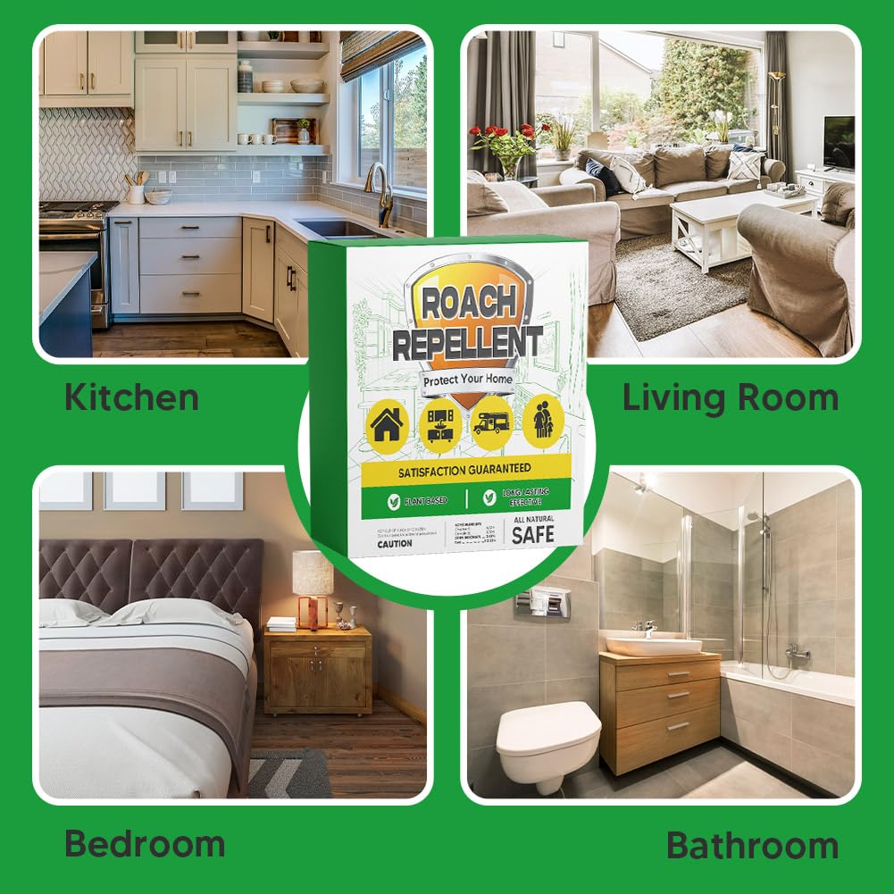 NCSIFDD Roach Repellent safe for indoor use around pets and kids