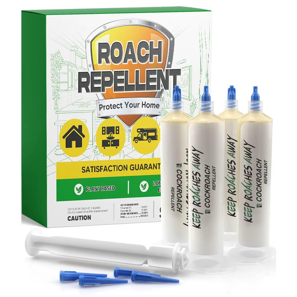 NCSIFDD Roach Repellent shown with tube-cap attachment for easy setup