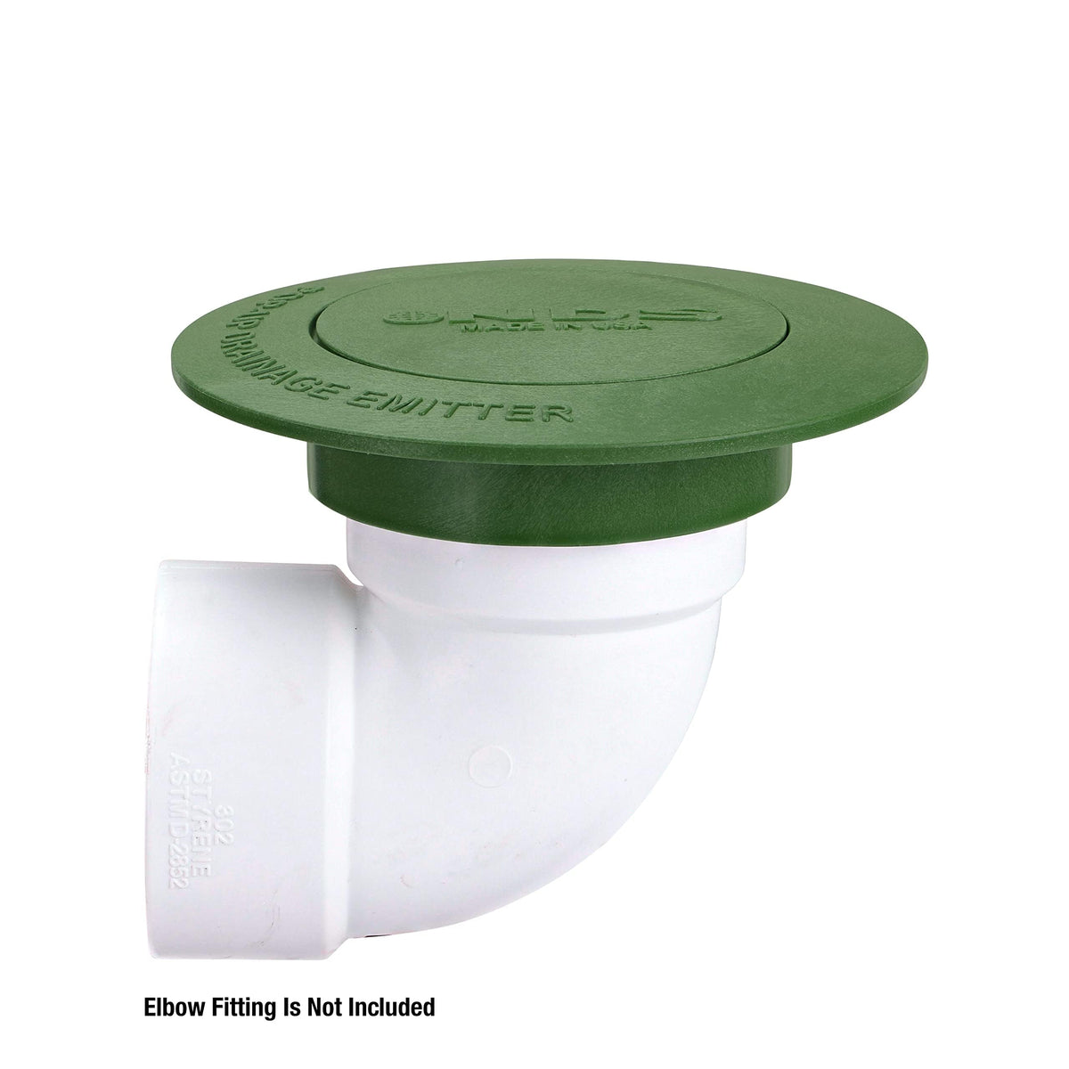 NDS 420C pop-up emitter installed on pipe for drainage flow