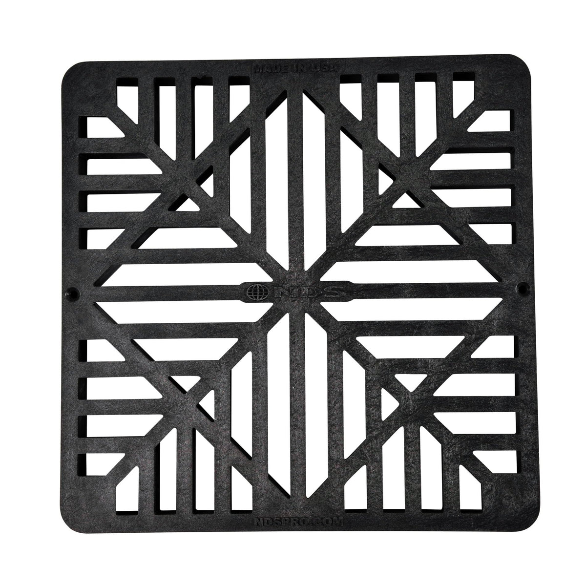 NDS 980G 9-inch basin grate fits risers and adapters for secure drainage
