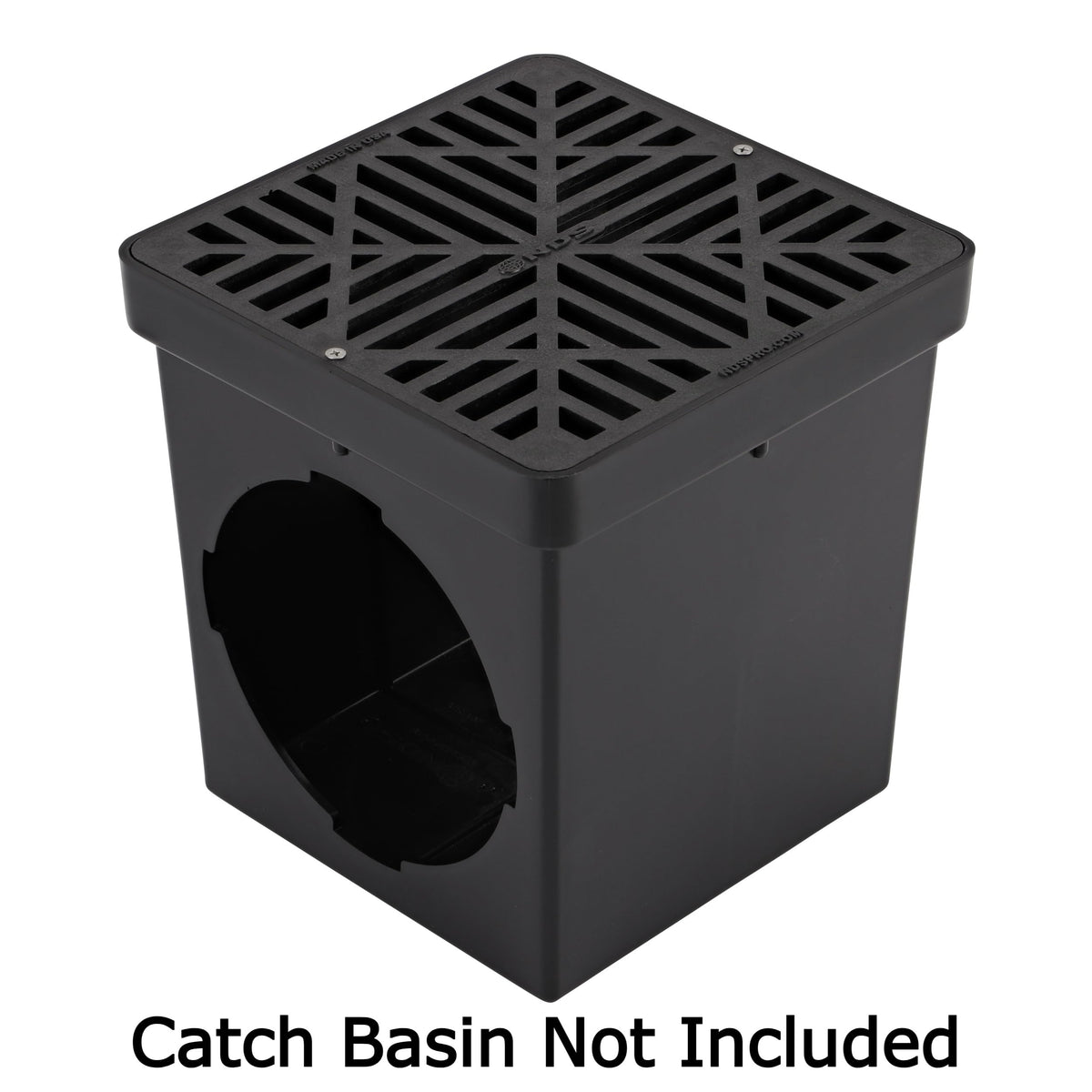 NDS 980G HDPE grate with UV inhibitors resists fading in outdoor use