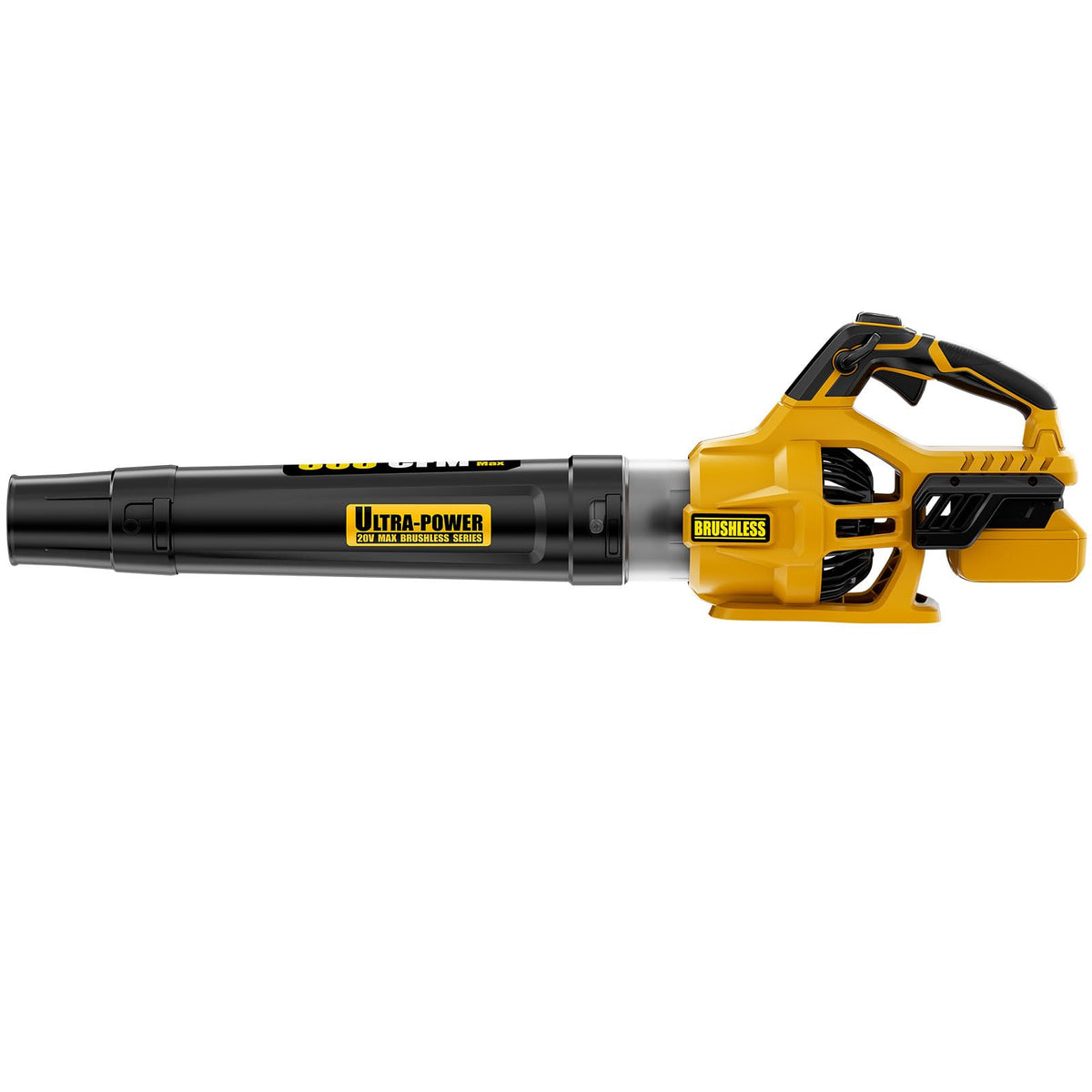 Neareen cordless leaf blower with concentrator nozzle for precise debris clearance
