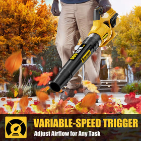 Neareen cordless leaf blower compatible with DEWALT 20V MAX batteries