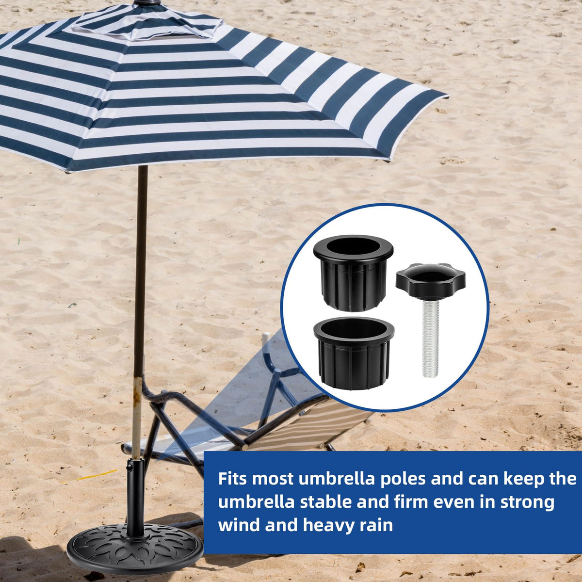 NEATABY outdoor umbrella base parts fit patios, beaches, and gardens