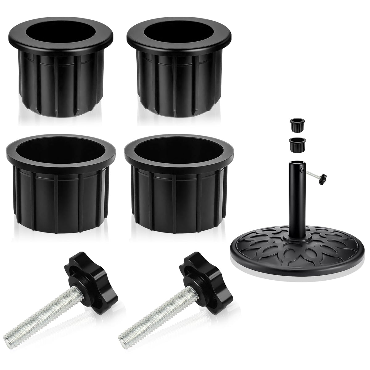 NEATABY umbrella base ring 1.95 inch for secure patio setups