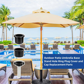 NEATABY weather-resistant HDPE rings and stainless knobs for outdoor use