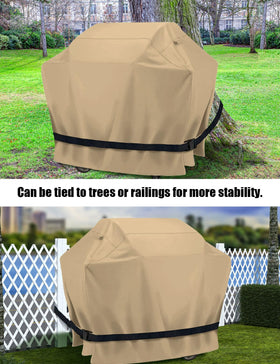 NebulaEdge weather resistant straps protecting outdoor grills during rain and wind