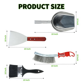 NebulaEdge soft-bristle brush sweeps fine dust from grates.