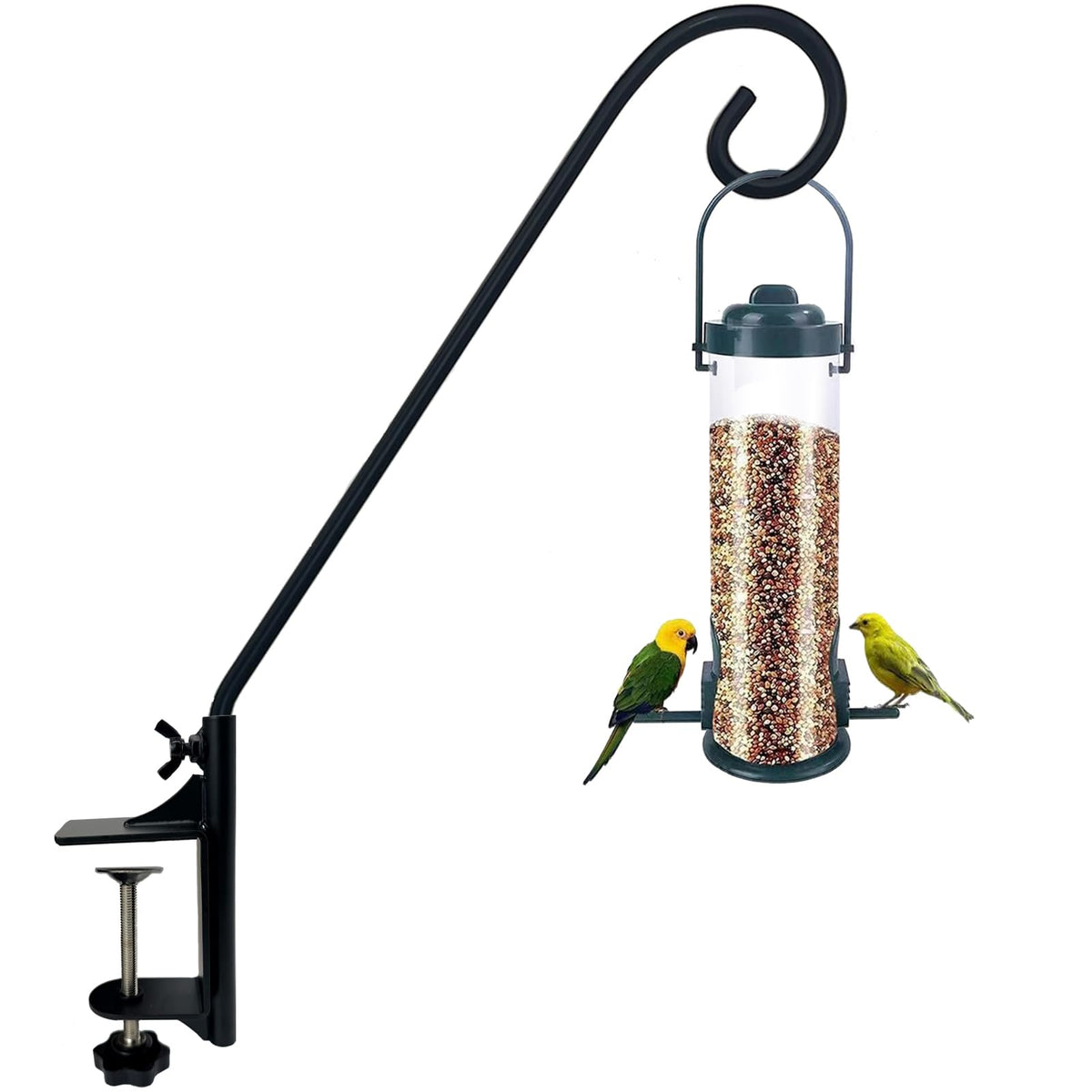 NEECONG heavy-duty deck hook with 360-degree rotation for versatile railing mounting.