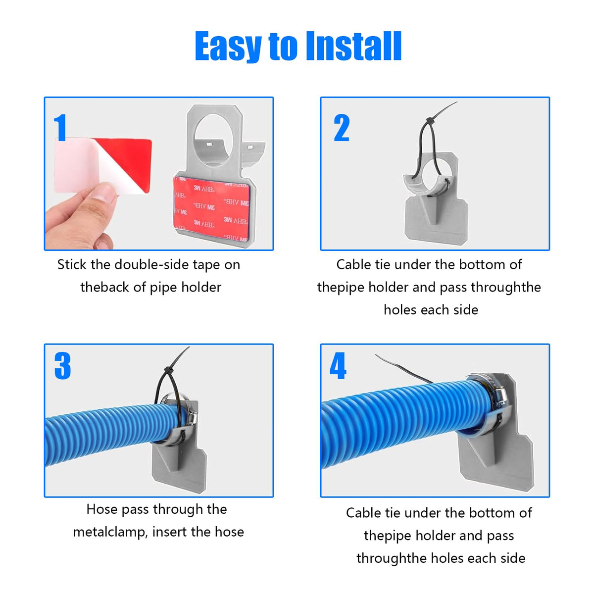 Nefemo stainless steel clamps ensure leak free connections