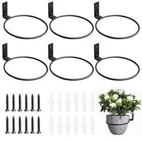 Neiteli 6-pack wall plant hangers for versatile indoor display of pots.