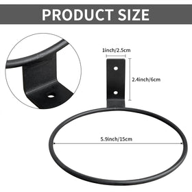Neiteli wall plant hanger highlights durable carbon steel construction.