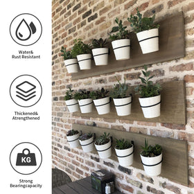 Neiteli space-saving design keeps pots off surfaces in small rooms.